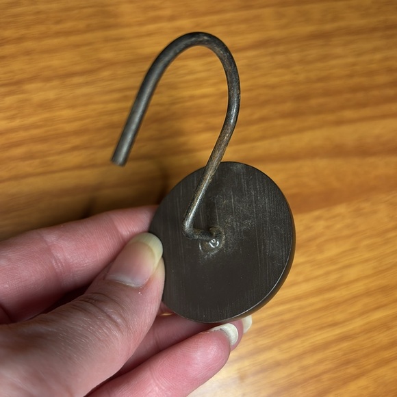 Bird Shower Curtain Hooks / Hangers- Decorative- Brown Metal Set of 12-Bluebird - Picture 11 of 11